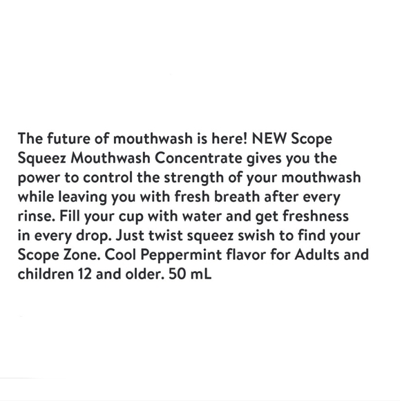 ⭐4/$15 Crest Scope Squeez Mouthwash Concentrate, Cool Peppermint - Picture 10 of 11